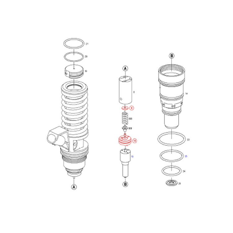 Iveco Unit Pump Repair Kit